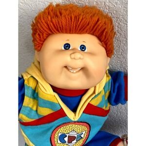 HM 19 Toothy Cabbage Patch Kid Red Hair Boy Designer Line 1989 90s Coleco Box
